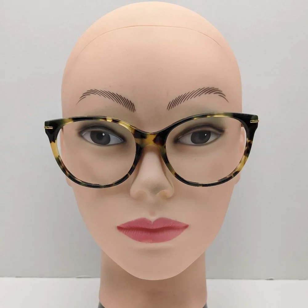 Coach Tortoiseshell Round Optical Glasses - Brown/Black